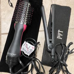 Revlon Volumizing Hair Dryer And Straight iron 