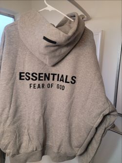 Essentials Fear of God Hoodie Grey sz Large