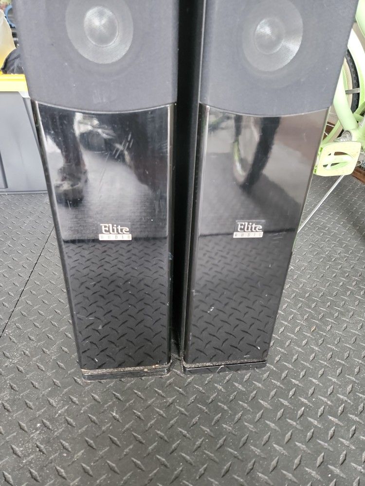 Elite Floor Speakers And Wall Klipsch Speakers