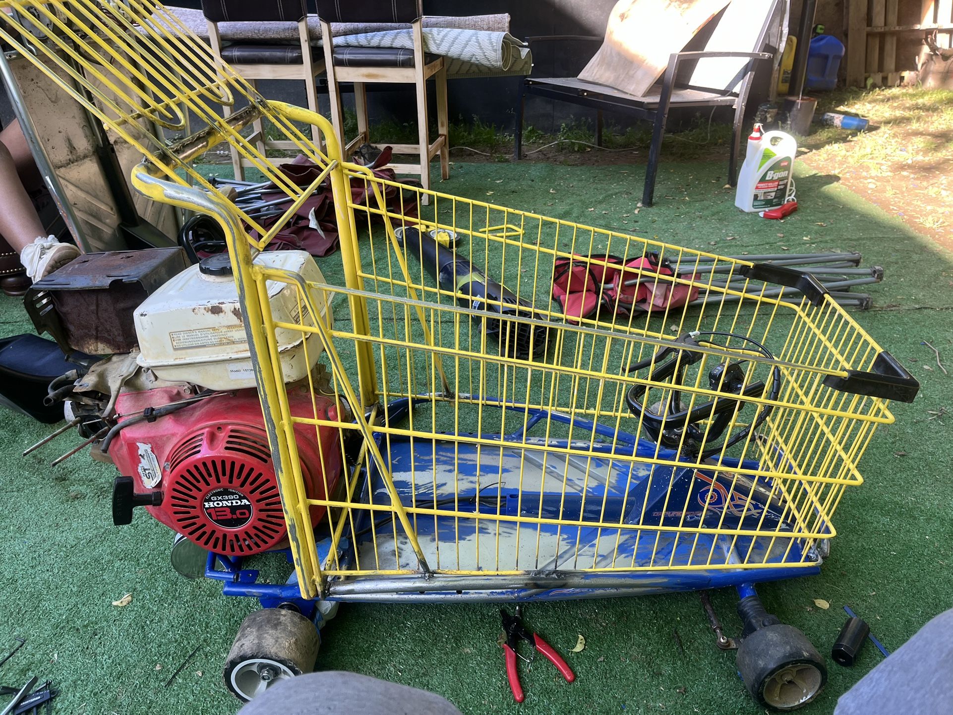 Built Razor Shopping Gokart 13hp