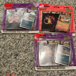 Pokémon Tech Sticker Collection Mega Evolution Ascended Heroes 3X Packs