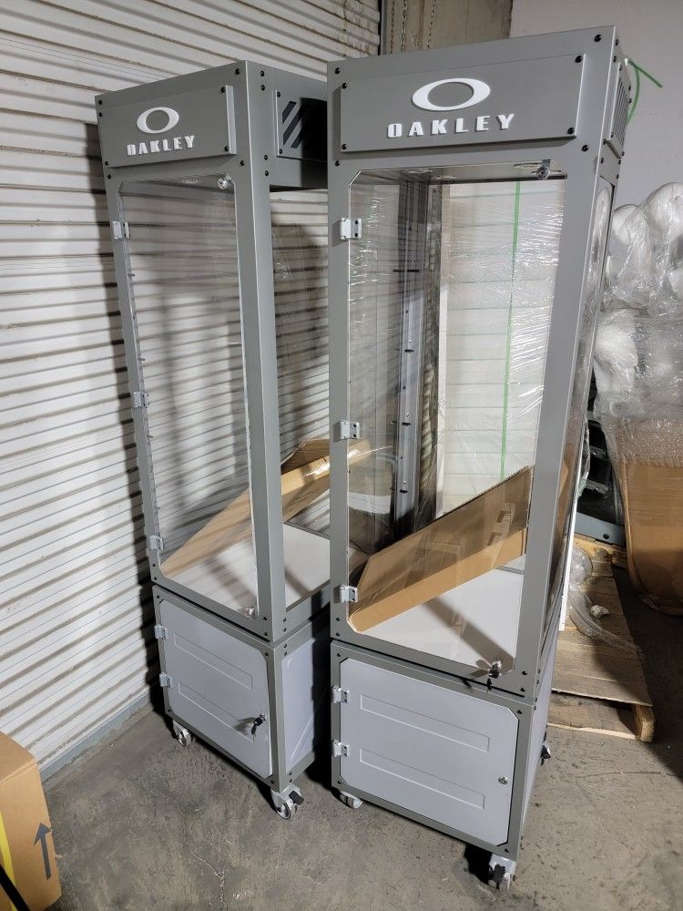 Brand New Oakley Display Cases