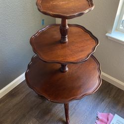 Antique Mahogany Cake Table