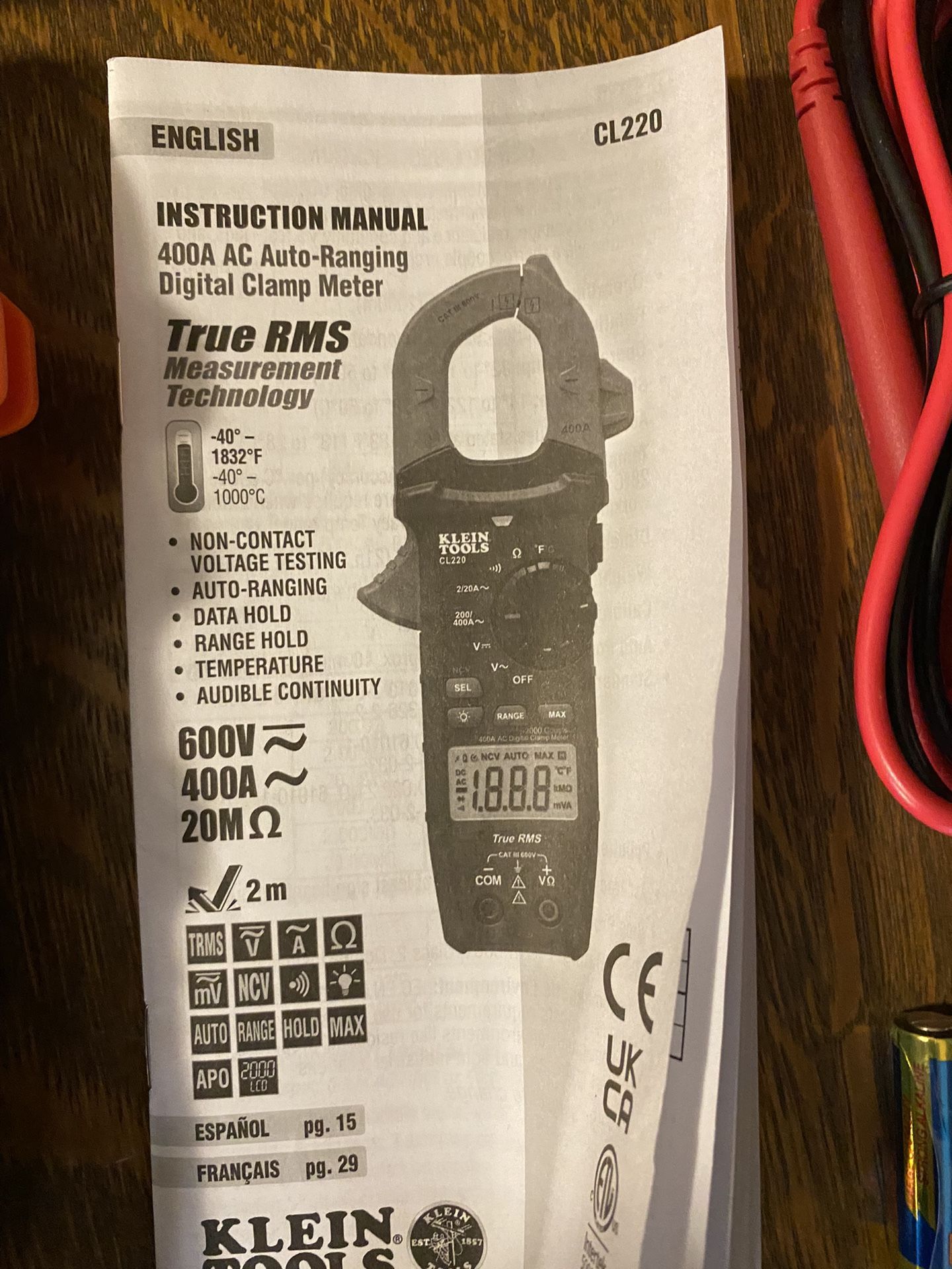 Klein 400 Amp Digital Clamp Meter for Sale in Mesa, AZ OfferUp