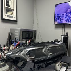 BMW 3 SERIES G20 LCI 340i ORIGINAL SHADOW LINE BLACK RIGHT PASSENGER LED HEADLIGHT HOUSING 2023-2025