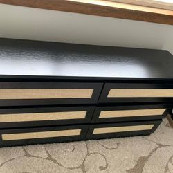 Ratan dresser (6 Drawer)