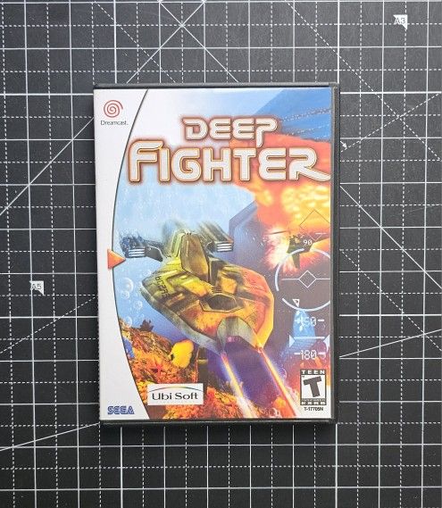 Dreamcast Deep Fighter Custom Case - NO GAME OR MANUAL