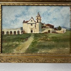 Pintura De Aceite  De Las Higlecia Mission 