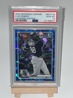 2020 Bowman Chrome Sapphire Edition Luis Robert Rookie #BCP150 PSA 10 Gem Mint 