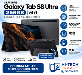Samsung Tab S8 Ultra 256GB, We are Physical Store With Warranty.