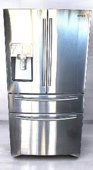 36” SAMSUNG FLEX 4 DOOR FRENCH DOOR REFRIGERATOR “WORKS GREAT’