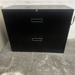 OFFICE/HOME FILE CABINET 2 DRAWERS LATERAL METAL FILE 