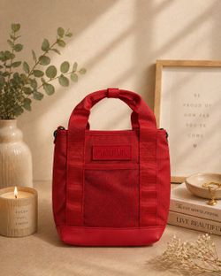 Gymshark Everyday Mini Tote Bag Athletic Burgundy NEW