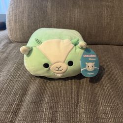 Squishmallows Kellytoy Easter Plush Stackable Palmer the Green Goat 12" NWT