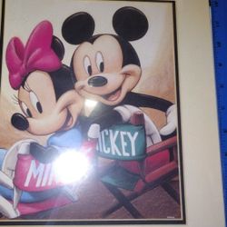 Walt Disney Mickey And Minnie Wall Art