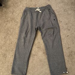 Gray Polo Sweats M