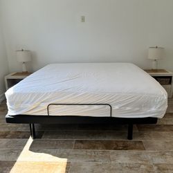KING BED SET  Stearns & Foster Estate Hurston Mattress + Zero Gravity Tempur-Pedic Ease 3.0 Adjustable Base
