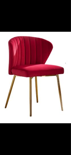 Red & gold chair