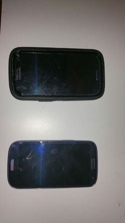 Samsung Galaxy s3 phones for sale.