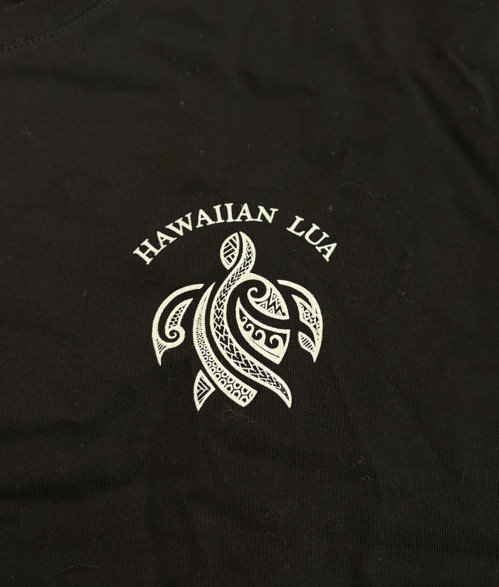 Black Size Medium Hawaiian Lua Graphic Tee T-shirt