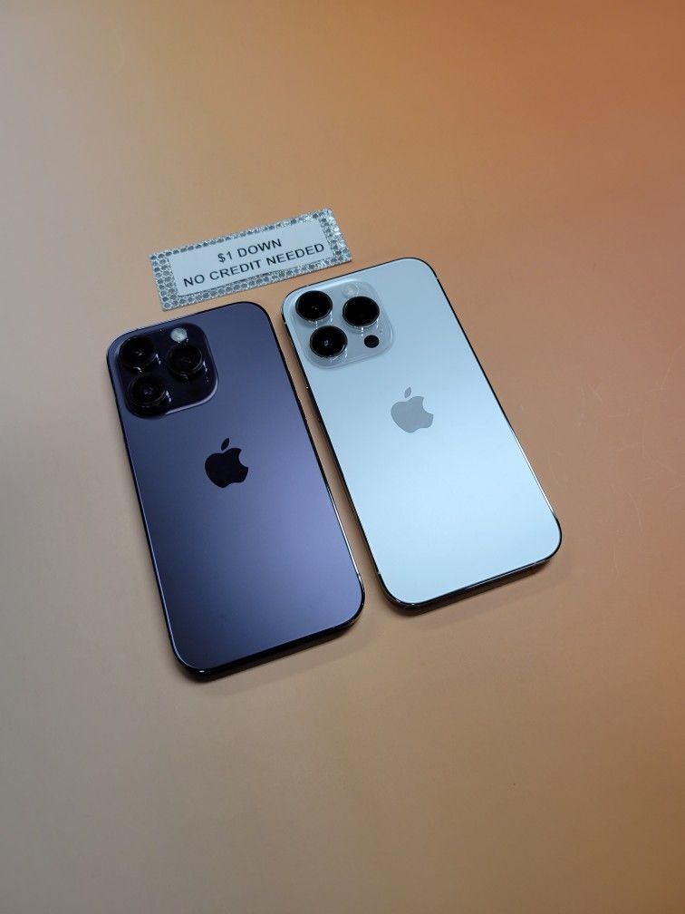 Apple IPhone 14 Pro 5G - Only $1 Today Pay The Rest Later!
