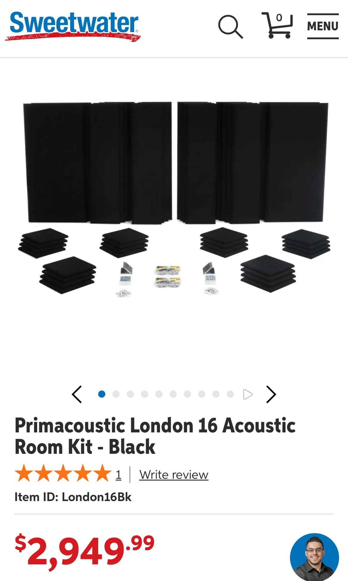 Primacoustic London 16 Acoustic Room Kit