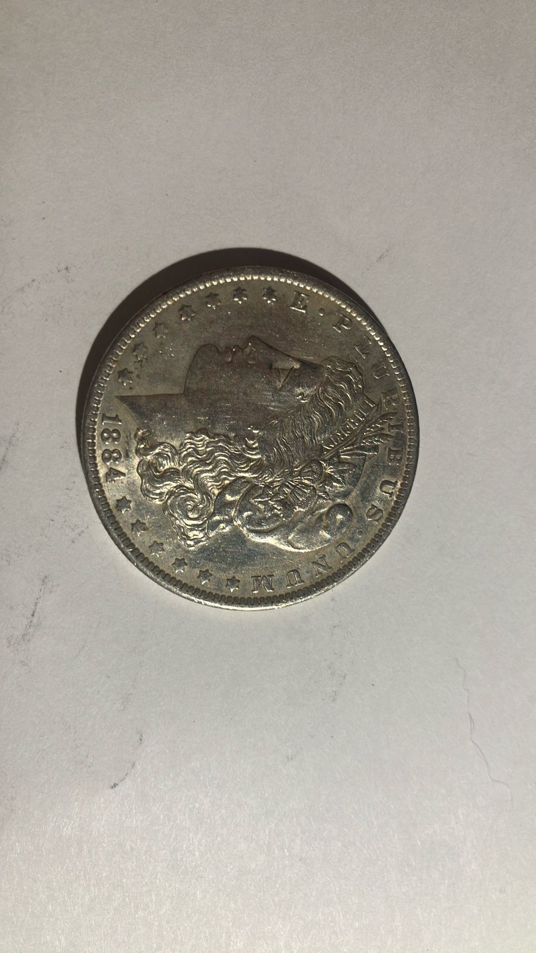 1884 Morgan Silver Coin Dollar New Orleans
