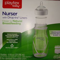 New Playtex Bottles Infant Care Baby shower Gift