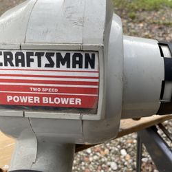 Craftsman blower two Speed
