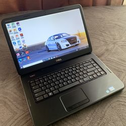 15.6" Intel Core i3 Dell Laptop, 500GB HDD, 4GB RAM, HDMI, DVD, SD Card Reader And a WebCam. Windows 10 Installed.