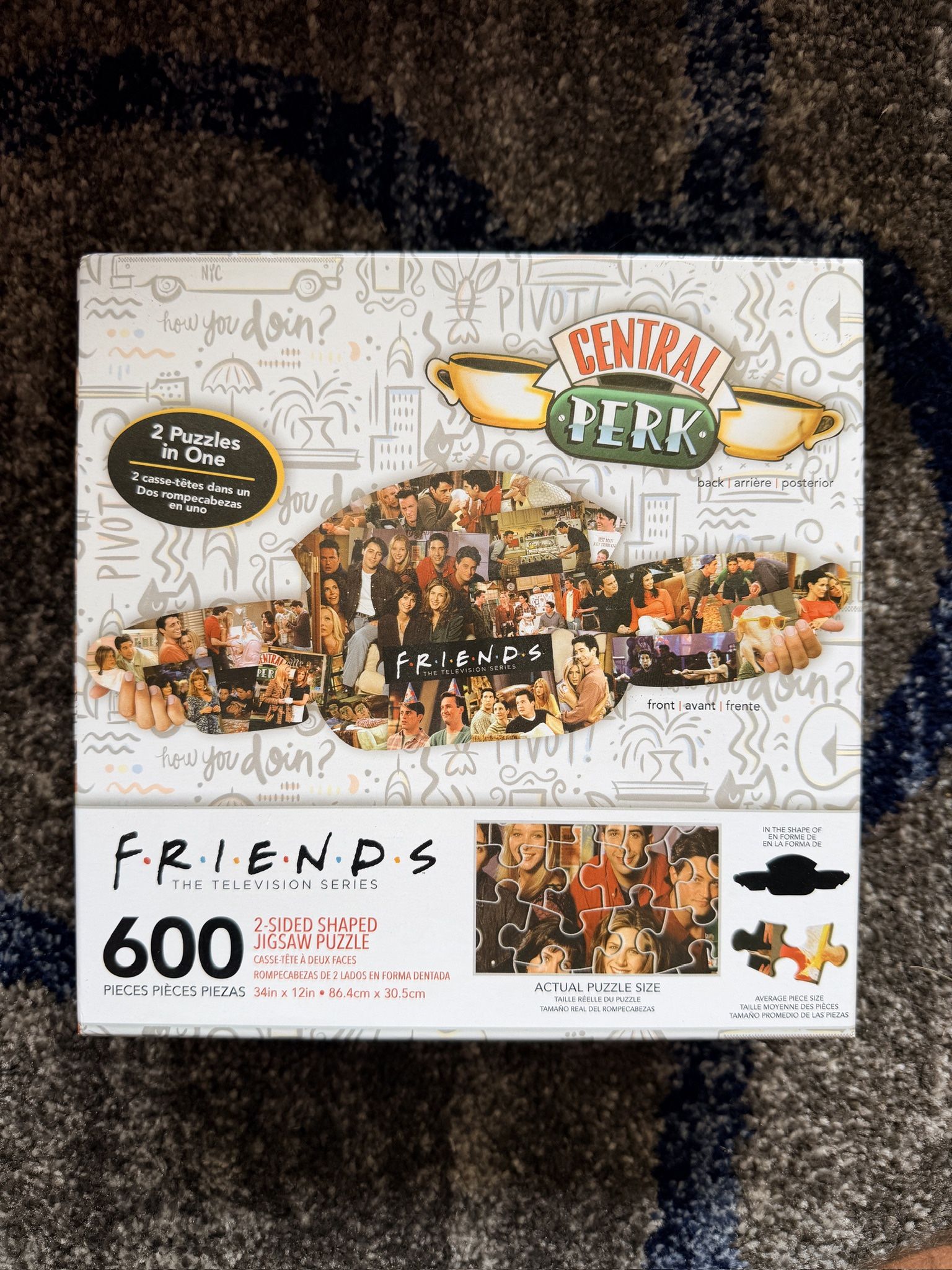 Jigsaw Puzzle- FRIENDS - 600 Pieces Double Sided