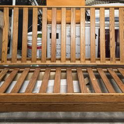 Solid Wood Futon / Sofa Bed Frame – Excellent Condition