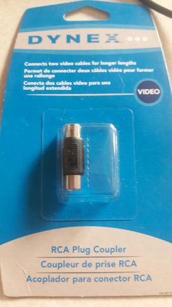 RCA Plug Coupler
