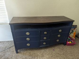 Blue Credenza