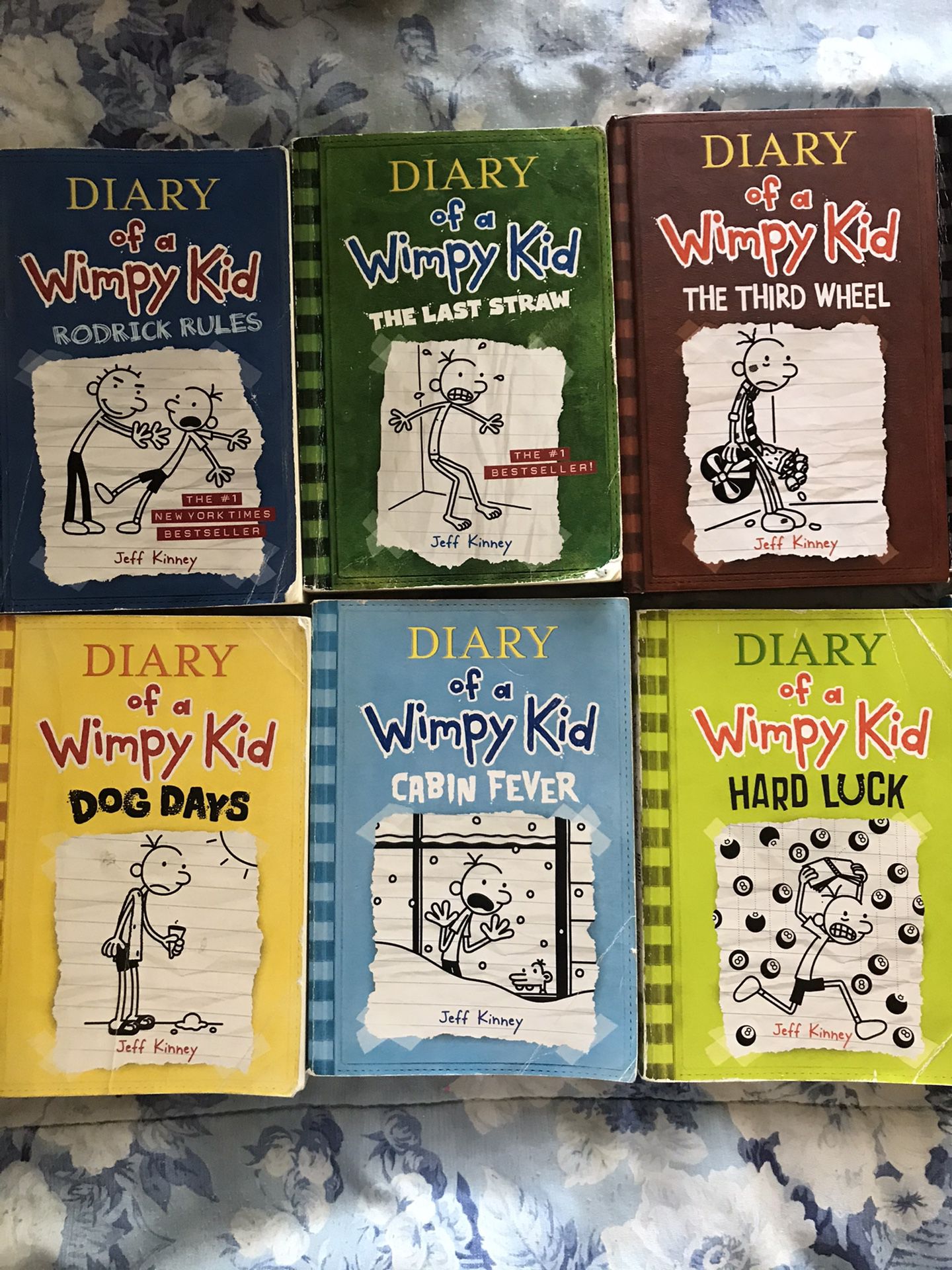 10 DIARY OF A WIMPY KID BOOKS (2 new)