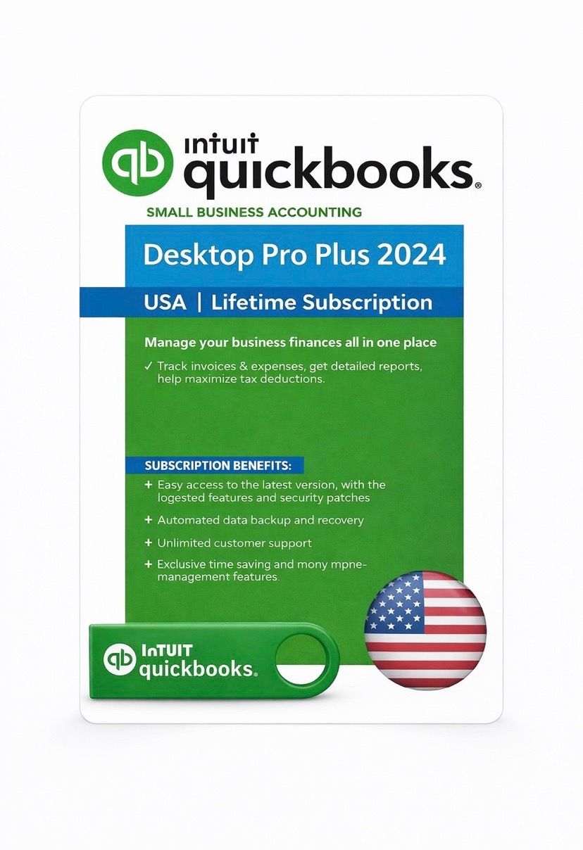 2024 QuickBooks Desktop Pro, Windows Pc Permanent