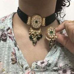 Tiyani Choker Kundan High Quality Indian Jewellery Necklace 