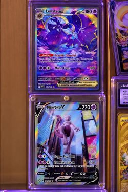 Lunala EX & Mewtwo V Pokémon Cards