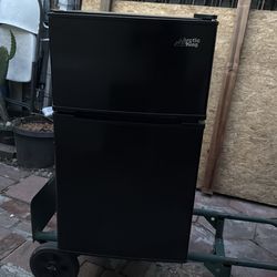Mini fridge decent size works fine