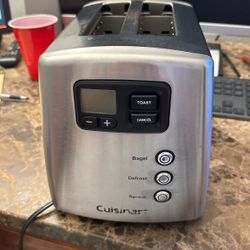 Cuisinart CPT - 420 Touch To Toast Lever Less Two Slice Toaster Brushed Stainless