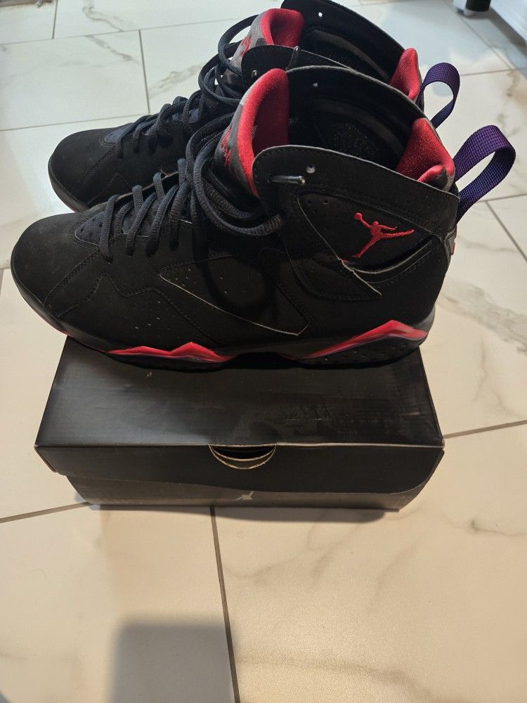 Jordan 7 Retro Raptors (2012) Lightly Used Size 10.5