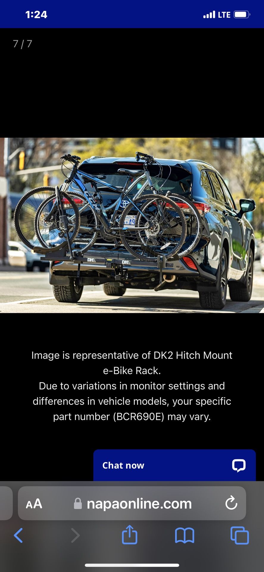 Hitch Ebike Rack For 2 Bikes Dk2 Bcr690E