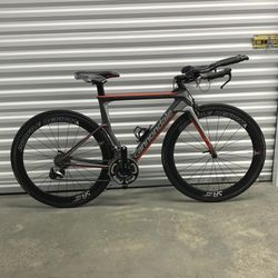 Cannondale Slice Dura-Ace Di2 – Full Carbon TT/Tri Bike – Upgraded Wheels – Excellent Condition