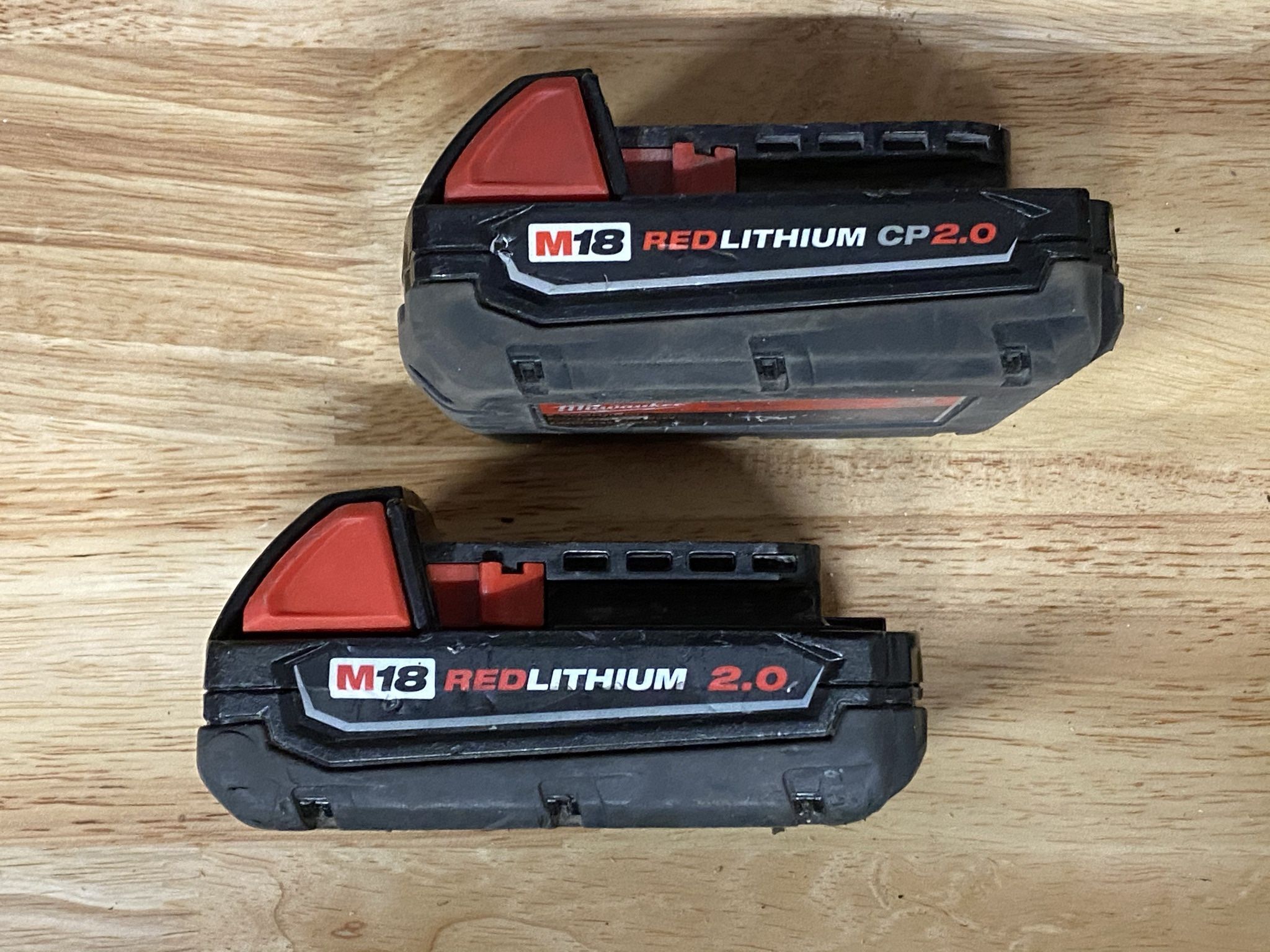 Milwaukee M18 + M12 Batteries Available