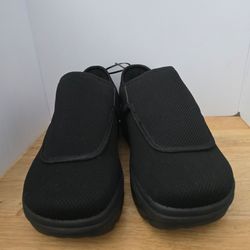 OrthoComfoot Men's Orthopedic Shoes. Black, Size 12W