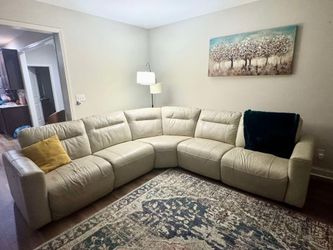 Luxury Oyster Power Reclining Sectional - Like New - Must Sell ASAP