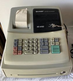 Sharp Electronic Antique Cash R.