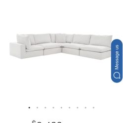 Nube ll  6 Pieces White color, completely washable