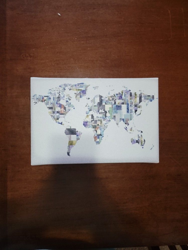 World Map Canvas Print