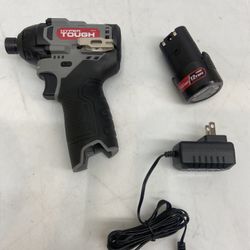 Hyper Tough 12V Max* Lithium-Ion Cordless Brushless Impact Driver with 1.5Ah Battery and Charger, Model 98809